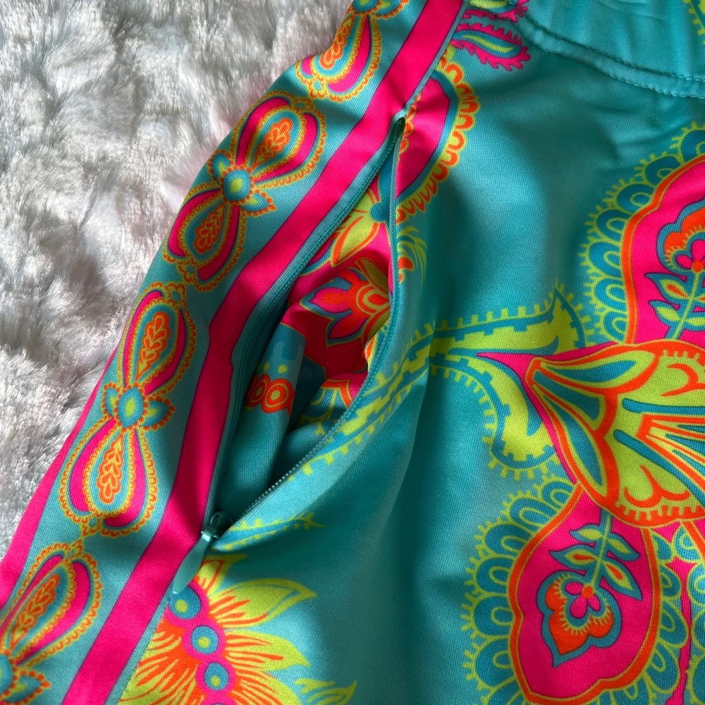 Gretchen Scott Designs Turquoise Floral Pencil Skirt - Picture 8 of 8